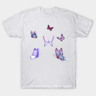 Lavender Butterflies Pack T-Shirt